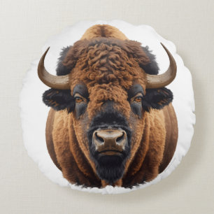 Coussins Ronds Bison / Buffle