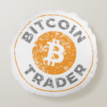 Bitcoin Trader Grunge Texte Cercle Plan