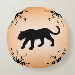 Coussins Ronds Black Panther Light Mojo Brown