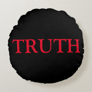 Coussins Ronds Black & Red Truth & Odeur Jeu