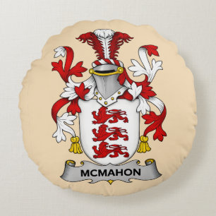 Coussins Ronds Blason de la famille McMahon