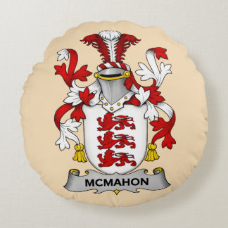 Coussins Ronds Blason de la famille McMahon