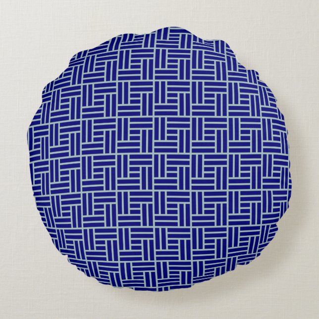 Coussins Ronds Bleu (Dos)