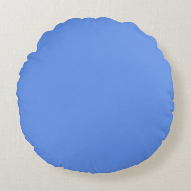 Coussins Ronds Bleu Barbeau (Devant)