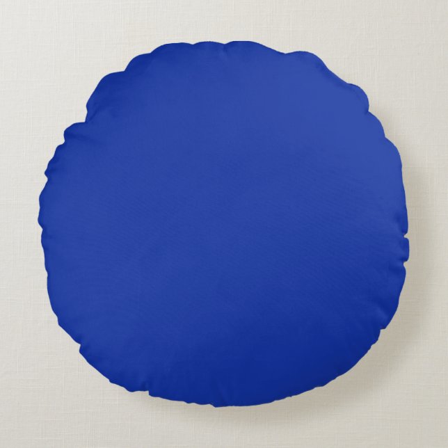 Coussins Ronds Bleu Bluebonnet (Devant)