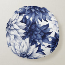 Bleu dahlia motif floral 1