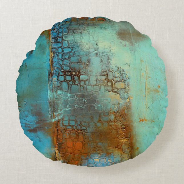 Coussins Ronds Bleu deja (Devant)