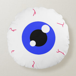 Coussins Ronds Bleu foncé simple