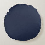 Coussins Ronds Bleu marine<br><div class="desc">Cette couleur sombre de la couleur la plus populaire au monde s'appelait autrefois bleu marine et est utilisée par la marine britannique depuis le XVIIIe siècle. Le bleu marine représente la confiance et la stabilité et est moins attentif que les tons bleus plus clairs. Le bleu marine est conservateur et...</div>