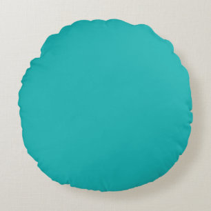 Coussins Ronds Bleu Turquoise Printemps