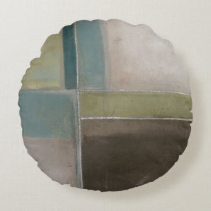 Coussins Ronds Bleus au crépuscule II