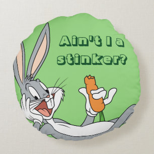 Coussins Ronds BOGS BUNNY™ Détention mangeant la carotte