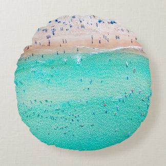 Coussins Ronds Bondi Beach vue aérienne sur une parfaite journée