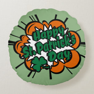 Coussins Ronds Bonne Saint Patrick's Day