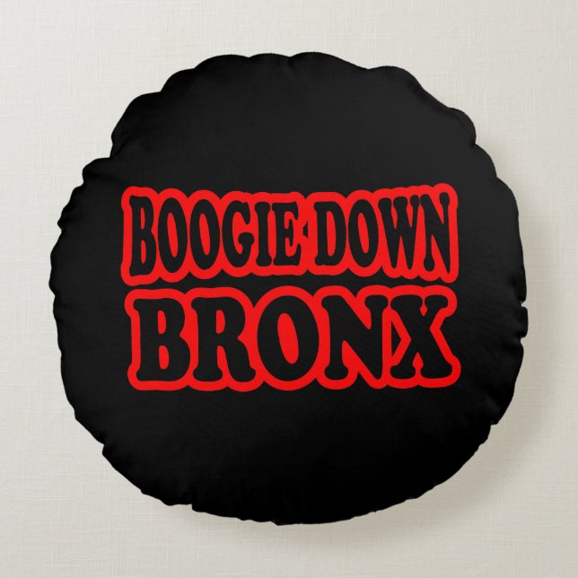 Coussins Ronds Boogie Down Bronx, NYC (Devant)