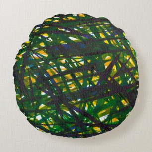 Coussins Ronds Bosquet vert II
