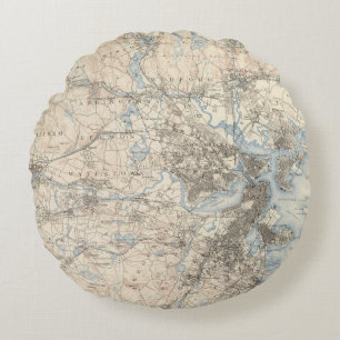 Coussins Ronds Boston, le Massachusetts