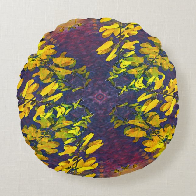 Coussins Ronds Boucle Gold Chain (Devant)