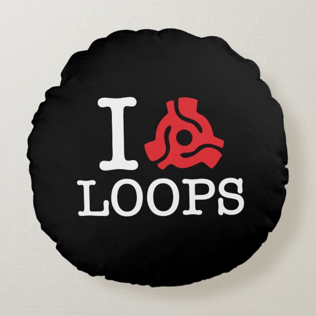 Coussins Ronds Boucles d'adaptateur I 45 (Devant)