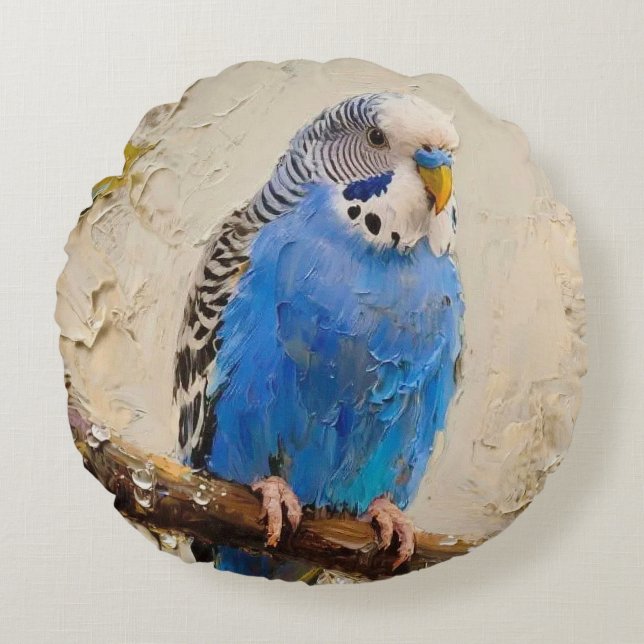 Coussins Ronds Bougie bleue (Devant)