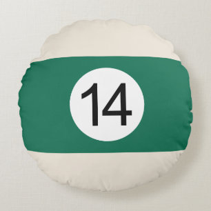 Coussins Ronds Boule de Billard #14