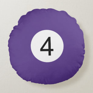 Coussins Ronds Boule de Billard #4