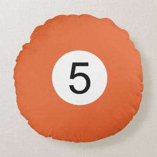 Coussins Ronds Boule de Billard #5