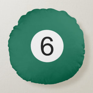 Coussins Ronds Boule de Billard #6