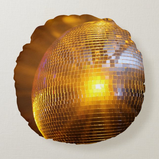 Coussins Ronds boule disco super (Devant)