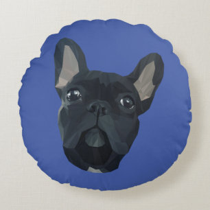 Coussins Ronds Bouledogue français Chien Animal de compagnie