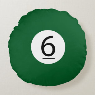 Coussins Ronds Boules de billard solides et en bandes #6 Collecte