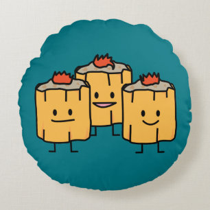 Coussins Ronds Boulette chinoise p de Dim Sum Dimsum de boulettes