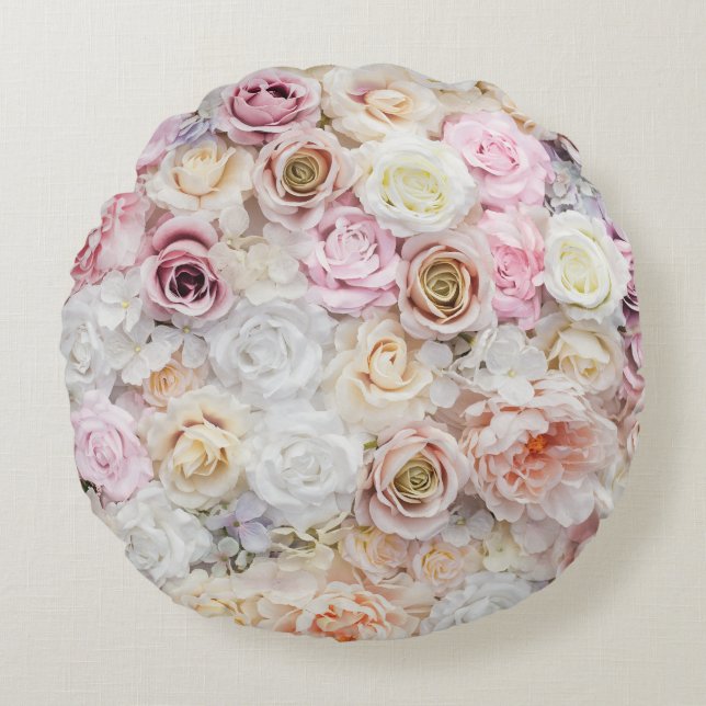 Coussins Ronds Bouquet de fleurs (Devant)