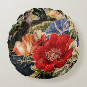 Coussins Ronds Bouquet vintage de fleurs