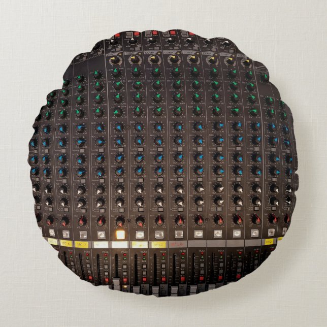 Coussins Ronds Bouton du mixeur audio (Devant)