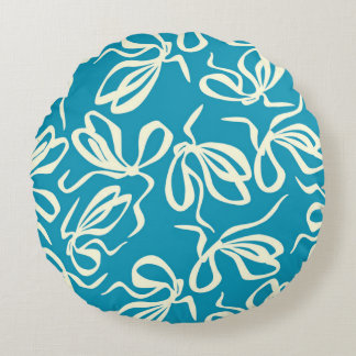 Coussins Ronds Bow pattern, Seamless texture. For fashion prints