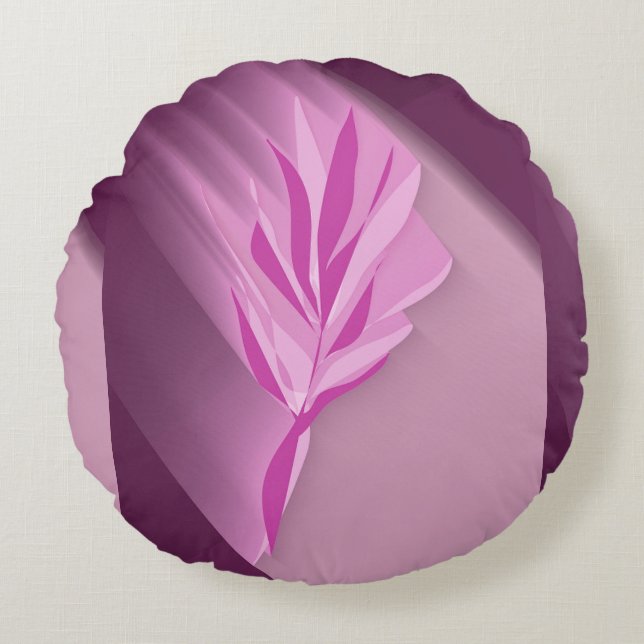 Coussins Ronds Bright flower. (Devant)