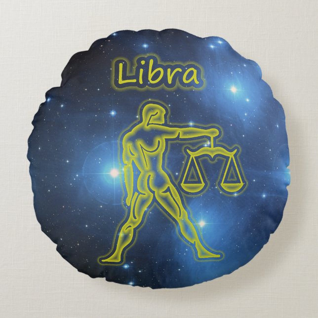 Coussins Ronds Bright Libra (Devant)