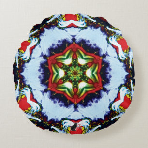 Coussins Ronds Brindle Kaleidoscope