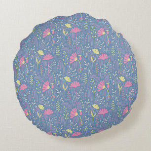 Coussins Ronds Brise de prairie en fleurs