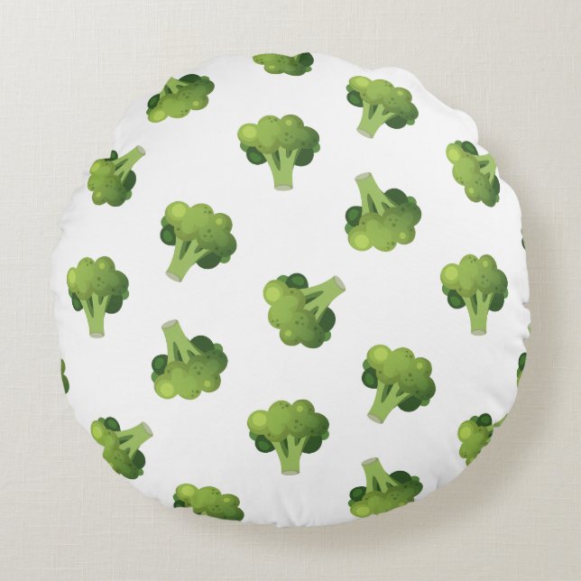 Coussins Ronds Broccolini (Devant)