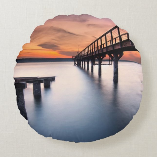 Coussins Ronds Broches de jumeau (Devant)