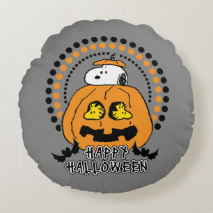 Coussins Ronds cacahuètes Bonne Halloween