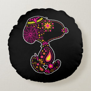 Coussins Ronds cacahuètes   Jour décoré du chien