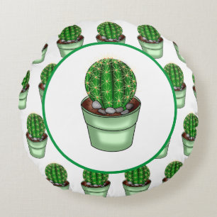 Coussins Ronds Cactus rend parfait Pun Plante