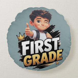 Coussins Ronds Cadeau pour enfant de 1re année