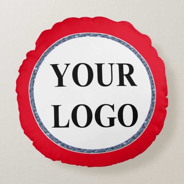 Coussins Ronds Cadeau pour Noël à grand-mère AJOUTER LOGO (Devant)