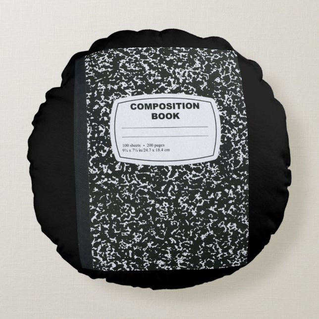 Coussins Ronds Cahier de composition élève enseignant (Devant)
