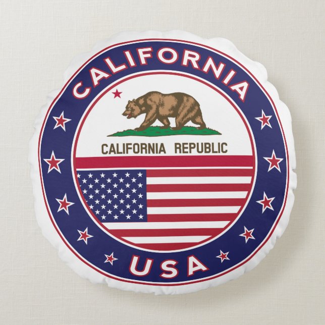 Coussins Ronds Californie (Devant)