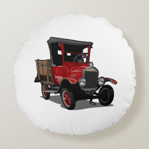 Coussins Ronds Camion de dessin